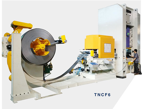 三機一體NC伺服料架矯直送料機TNCF6